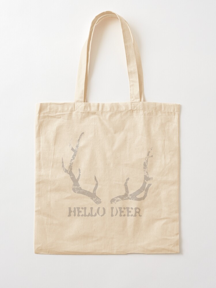 antler tote bag