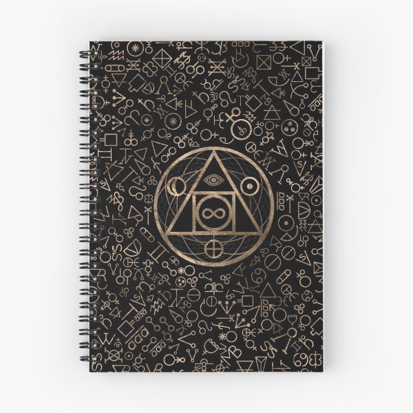 Item preview, Philosopher's stone symbol and Alchemical  pattern #2 designed and sold by k9printart.