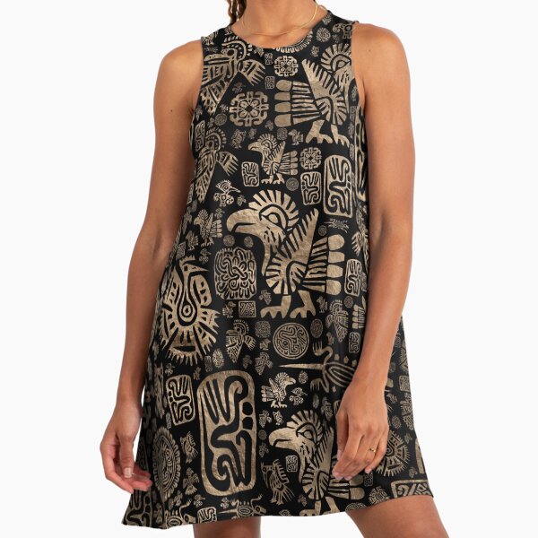 gold aztec dress Regal Gown main image 1