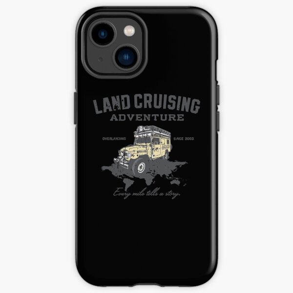 Every Mile Tells a Story - grey print iPhone Tough Case