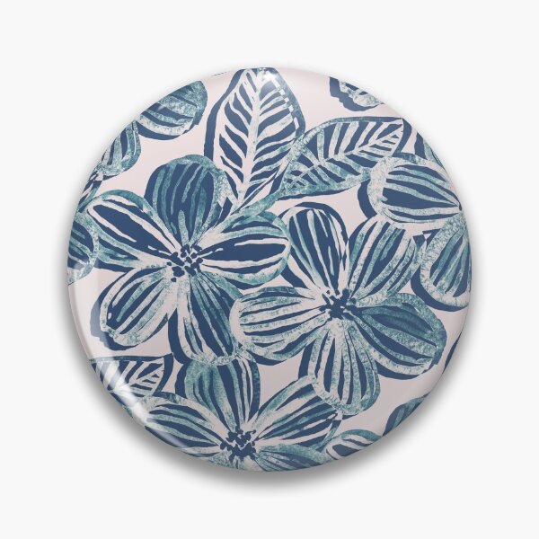 Item preview, Bold Textured Teal and Grey Linework Floral designed and sold by micklyn.