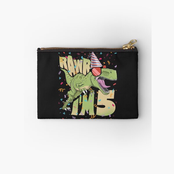 Item preview, Kids 5th Birthday, 5 Year Old Print. T-Rex, Dinosaur Rawr I'm 5 Graphic designed and sold by PackAPunch.