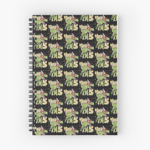 Item preview, Kids 5th Birthday, 5 Year Old Print. T-Rex, Dinosaur Rawr I'm 5 Graphic designed and sold by PackAPunch.