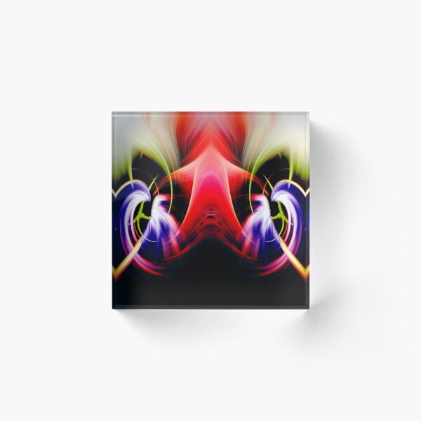 Maybe you have reached the red temple Acrylic Block