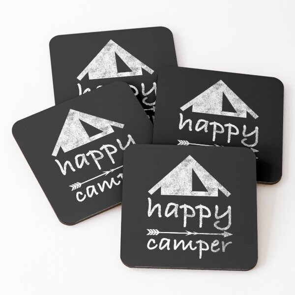 Item preview, happy camper Summer Camp Outdoors designed and sold by Orange Pieces.