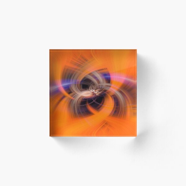 Maybe Orange wormholes exist Acrylic Block