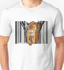 ENDANGERED TIGER BARCODE illustration print Unisex T-Shirt