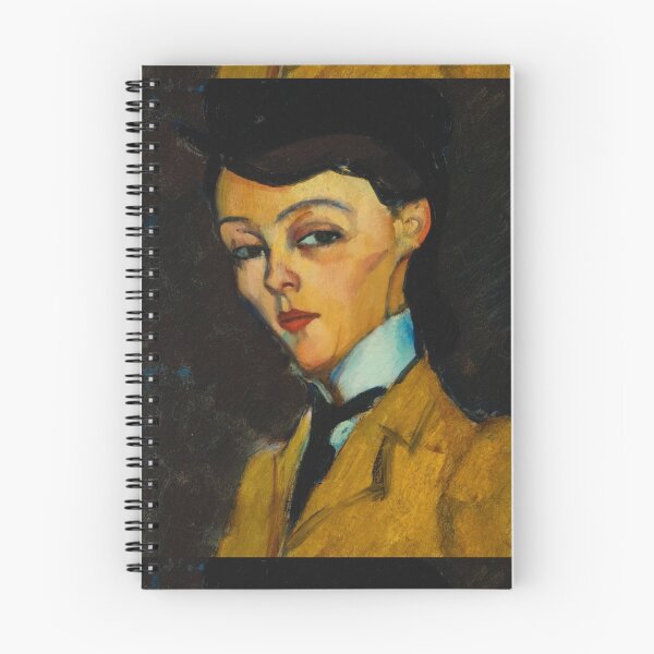 Item preview, Vintage Portrait painting by  Amedeo Modigliani (Italian, Livorno 1884–1920 Paris) designed and sold by Vintage Designs +.