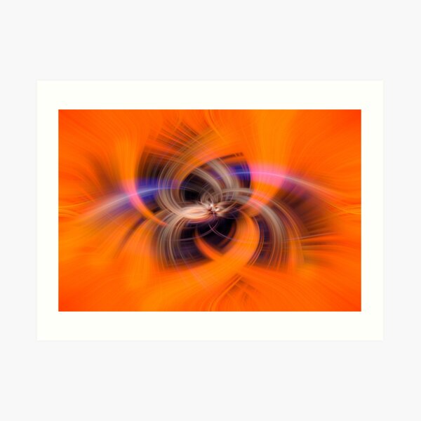 Maybe Orange wormholes exist Art Print