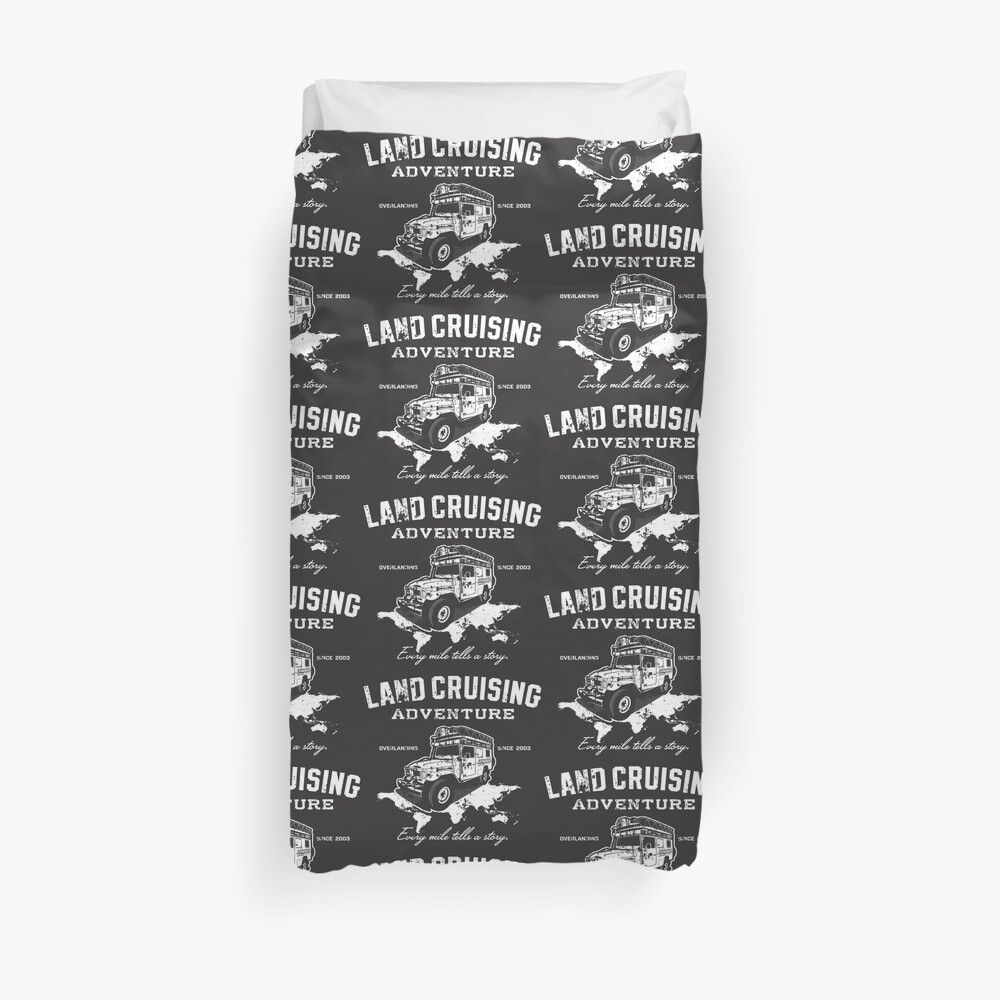 Every Mile Tells a Story - pure white Duvet Cover