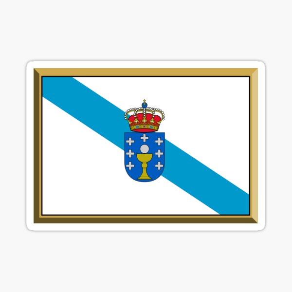 Item preview, Regalos, pegatinas y productos con la bandera de Galicia designed and sold by mpodger.