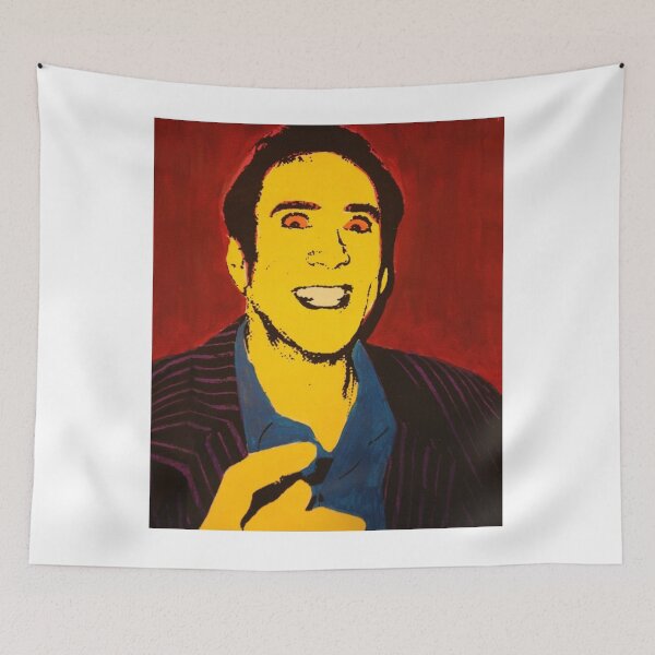 Item preview, Nicholas Cage Abstract Painting designed and sold by Dankashire.