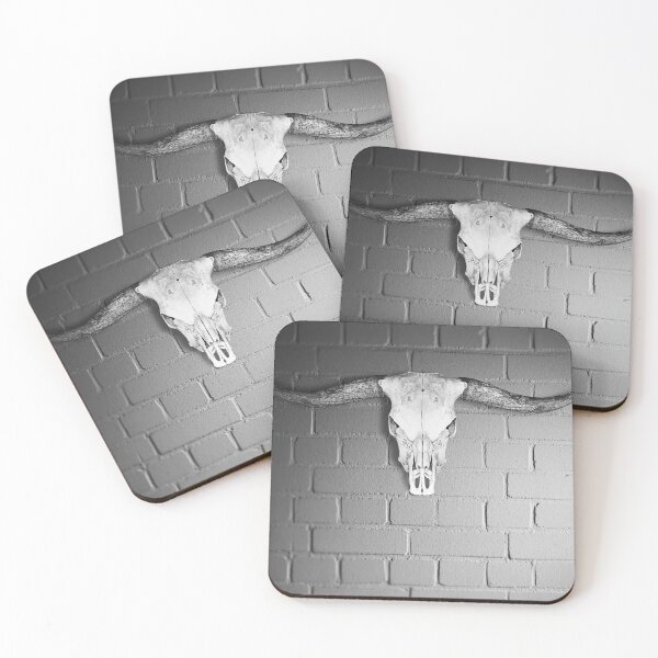 Item preview, Horns skul mammal on the wall animal wildlife  designed and sold by MarketVisionAV.