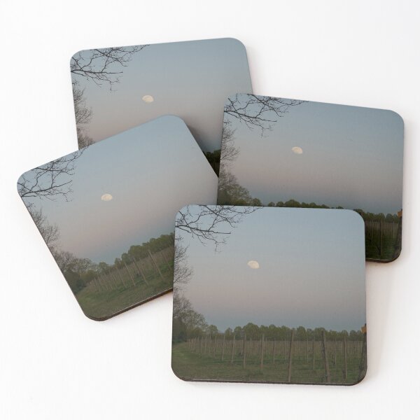 Item preview, Moonrise on the Vineyard designed and sold by clemadphotoart.