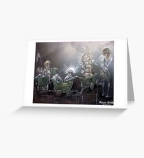 In Search Of Decent Moral Spine Greeting Card