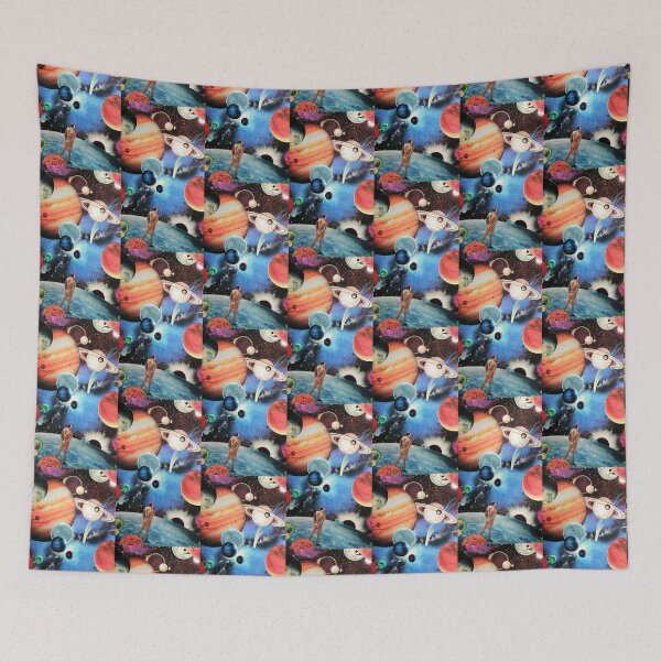 Item preview, Vintage Space Psychedelic Collage designed and sold by cinlali.
