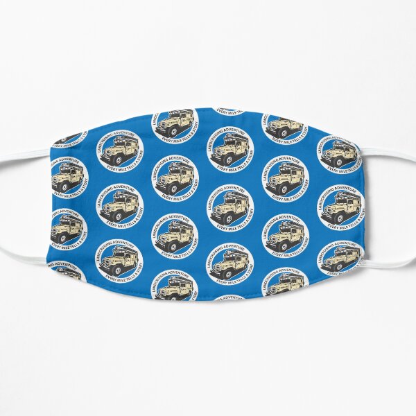 Blue Circle Flat Mask