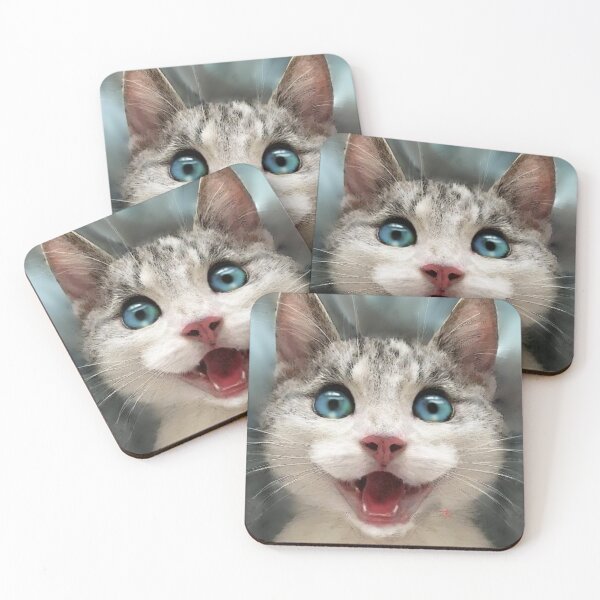 Item preview, Happy Cat Mask designed and sold by AngieBraun.
