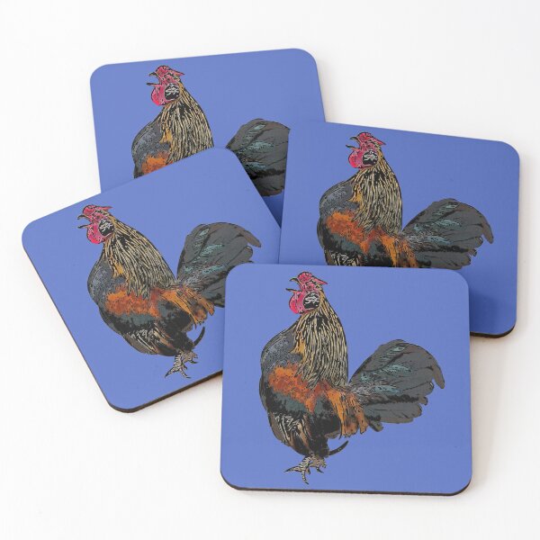 Item preview, Rooster Black Alternate Design designed and sold by designsasstultd.