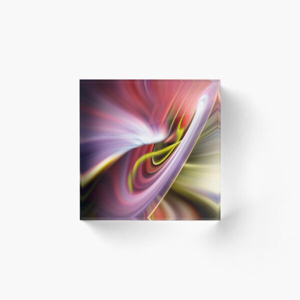 Maybe there is a cosmic wind blowing through the Universe Acrylic Block