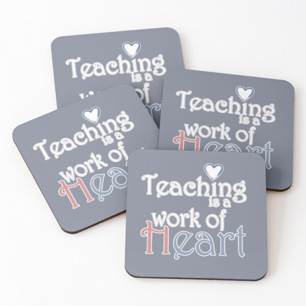 Item preview, Teaching is a work of HEART designed and sold by Monkey's Shop.