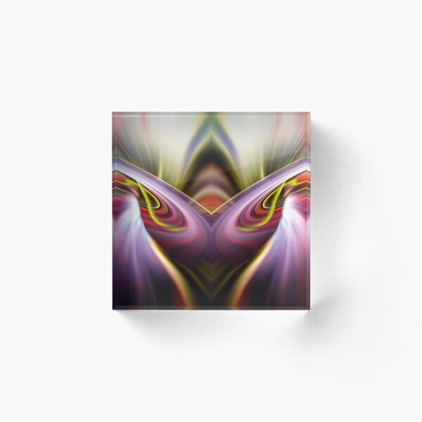 Maybe you see flames burning in a chalice Acrylic Block