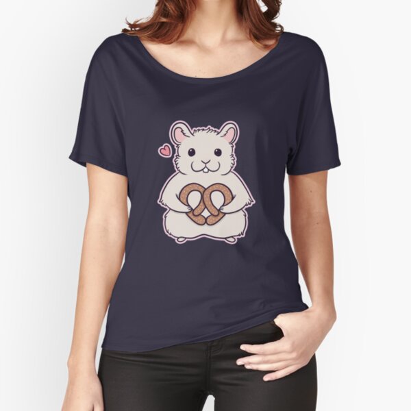 I love you more than this hamster loves pretzels | Nikury Relaxed Fit T-Shirt for Sale by nikury | Redbubble I love you more... 