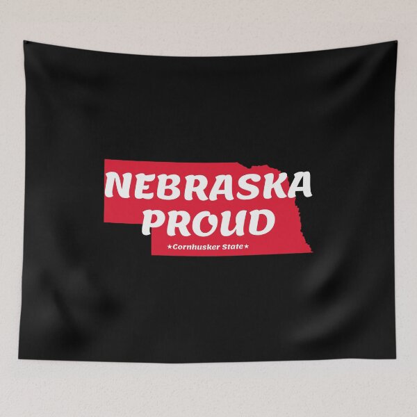 Item preview, Nebraska Proud State Motto Cornhusker State design designed and sold by jakehughes2015.