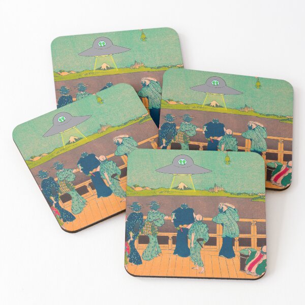 Item preview, UFO in Japan - Hokusai  designed and sold by Marinaaa010.
