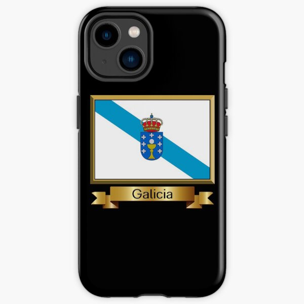 Regalos, pegatinas y productos de la bandera de Galicia - Nombrados Funda resistente para iPhone