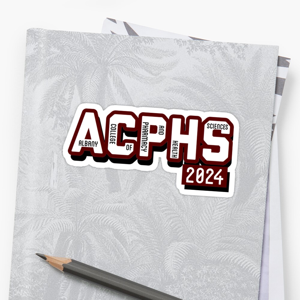 "ACPHS" Sticker by natgillette7 Redbubble