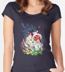 Princess Mononoke Women's Fitted Scoop T-Shirt