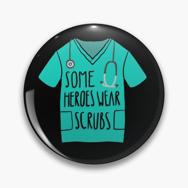 Item preview, Some Heroes Wear Scrubs designed and sold by DidemOdemis.