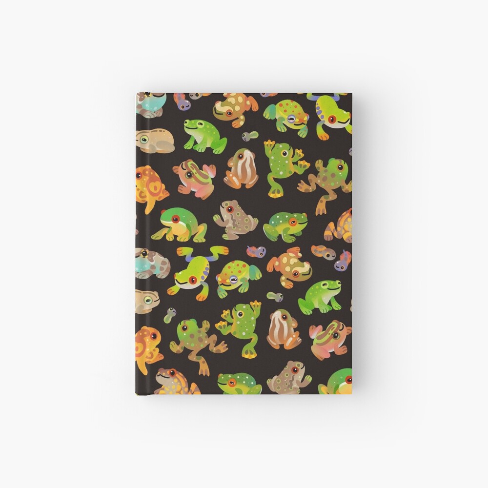 Tree frog - dark Hardcover Journal