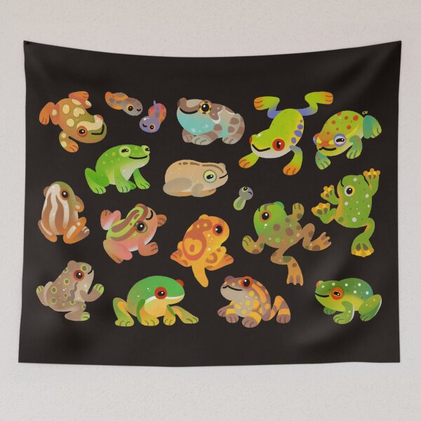 Item preview, Tree frog - dark designed and sold by pikaole.