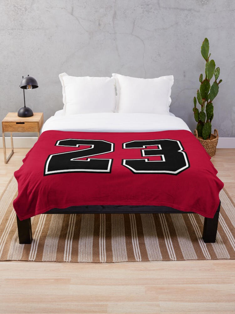 Mj Number 23 Throw Blanket By Abelpronet Redbubble