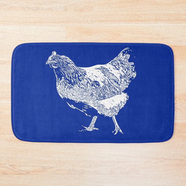 Item preview, Chicken White Print  designed and sold by designsasstultd.