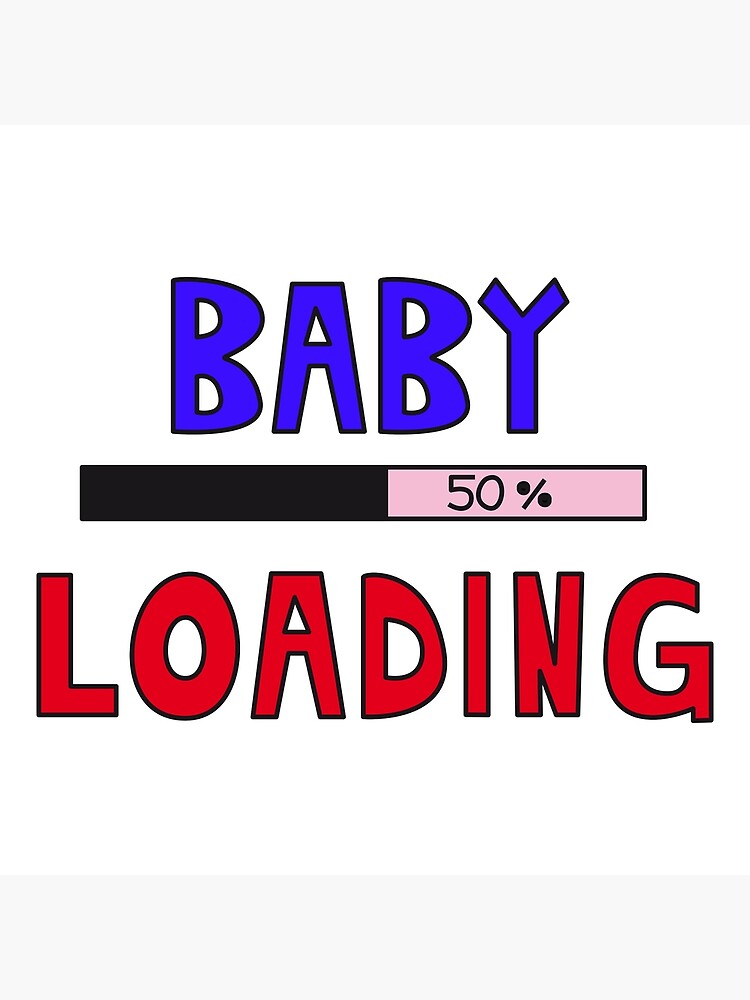 Baby Loading Postcard By Shirtrick Redbubble