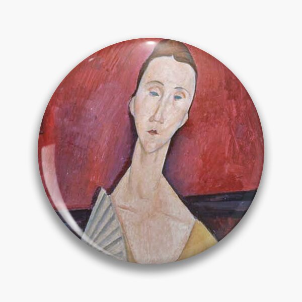 Item preview, Vintage Portrait painting by  Amedeo Modigliani (Italian, Livorno 1884–1920 Paris) designed and sold by Vintage Designs +.