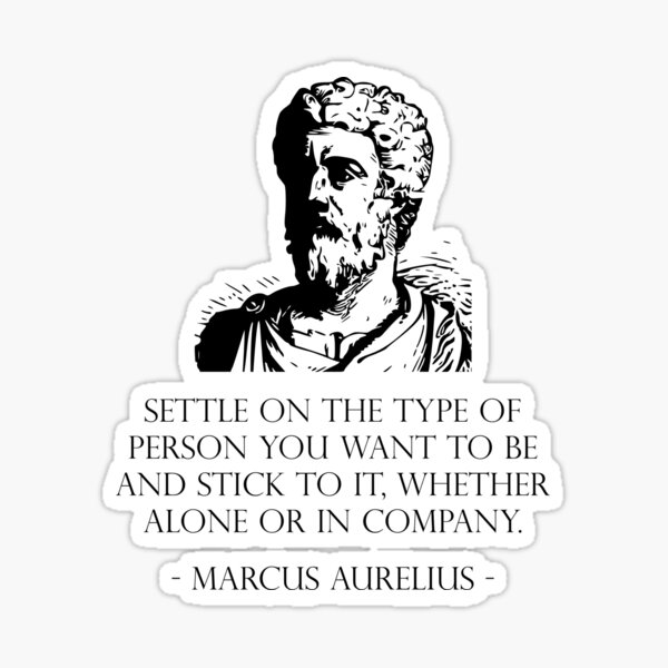 Item preview, Inspiring Stoic Quote on Becoming the Person You Want to Be designed and sold by jutulen.