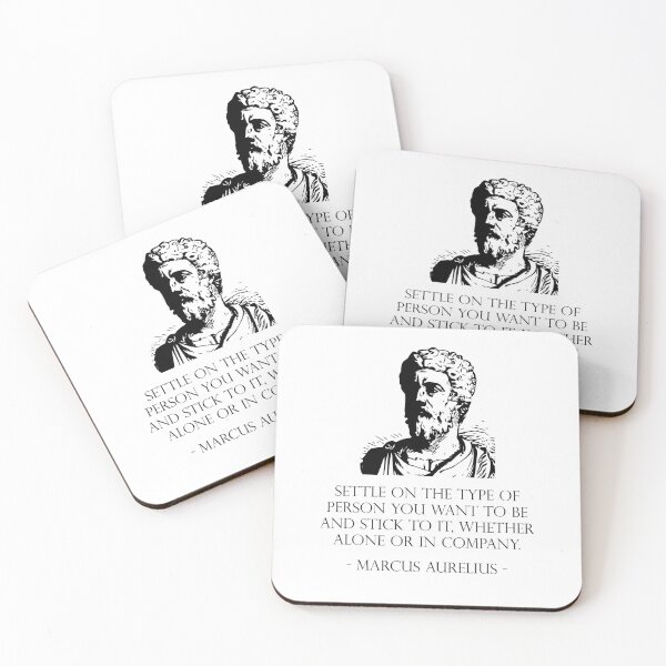 Item preview, Inspiring Stoic Quote on Becoming the Person You Want to Be designed and sold by jutulen.