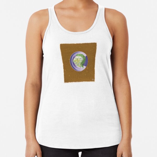 Mustard Lettuce Racerback Tank Top