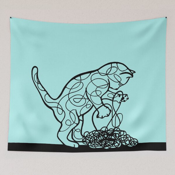 Item preview, Playing cat designed and sold by CreativeWorld96.