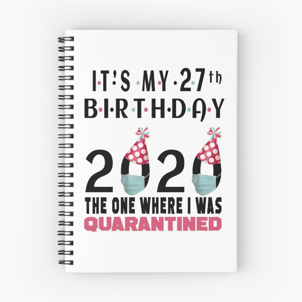 Item preview, Its My 27th Birthday The One Where I was Quarantined Social Distancing Gifts  designed and sold by AnimaLovers.