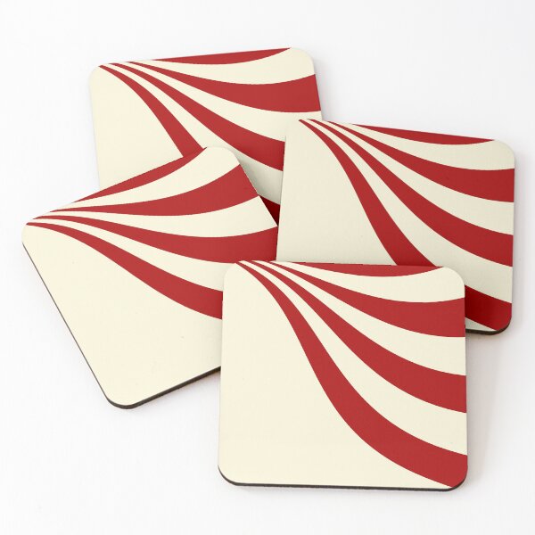 Item preview, Red & Cream Wave designed and sold by LAEC-Shop.
