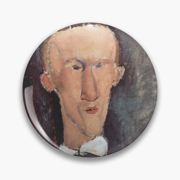 Item preview, Vintage Portrait painting by  Amedeo Modigliani (Italian, Livorno 1884–1920 Paris) designed and sold by Vintage Designs +.