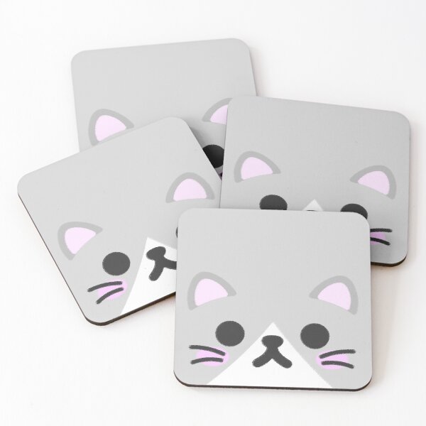 Item preview, Cute Cat mask "Smokey" designed and sold by imposibear.