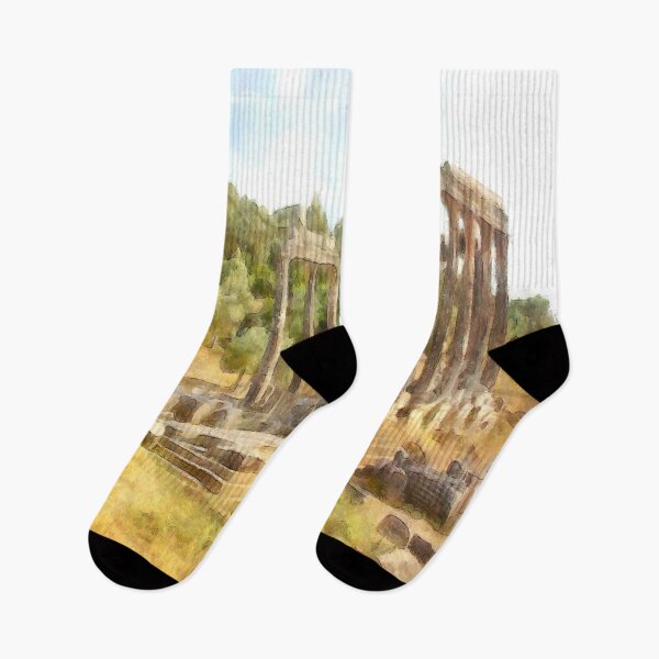 Item preview, Fallen Ruins of Euromos, Turkiye Watercolor designed and sold by taiche.