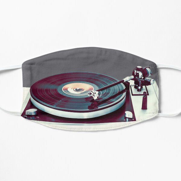 vinyl player Flat Mask