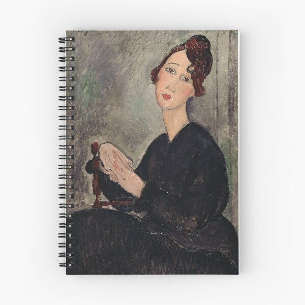Item preview, Vintage Portrait painting by  Amedeo Modigliani (Italian, Livorno 1884–1920 Paris) designed and sold by Vintage Designs +.
